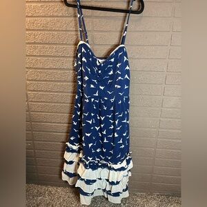 Stella Tweed Navy and Cream Dress